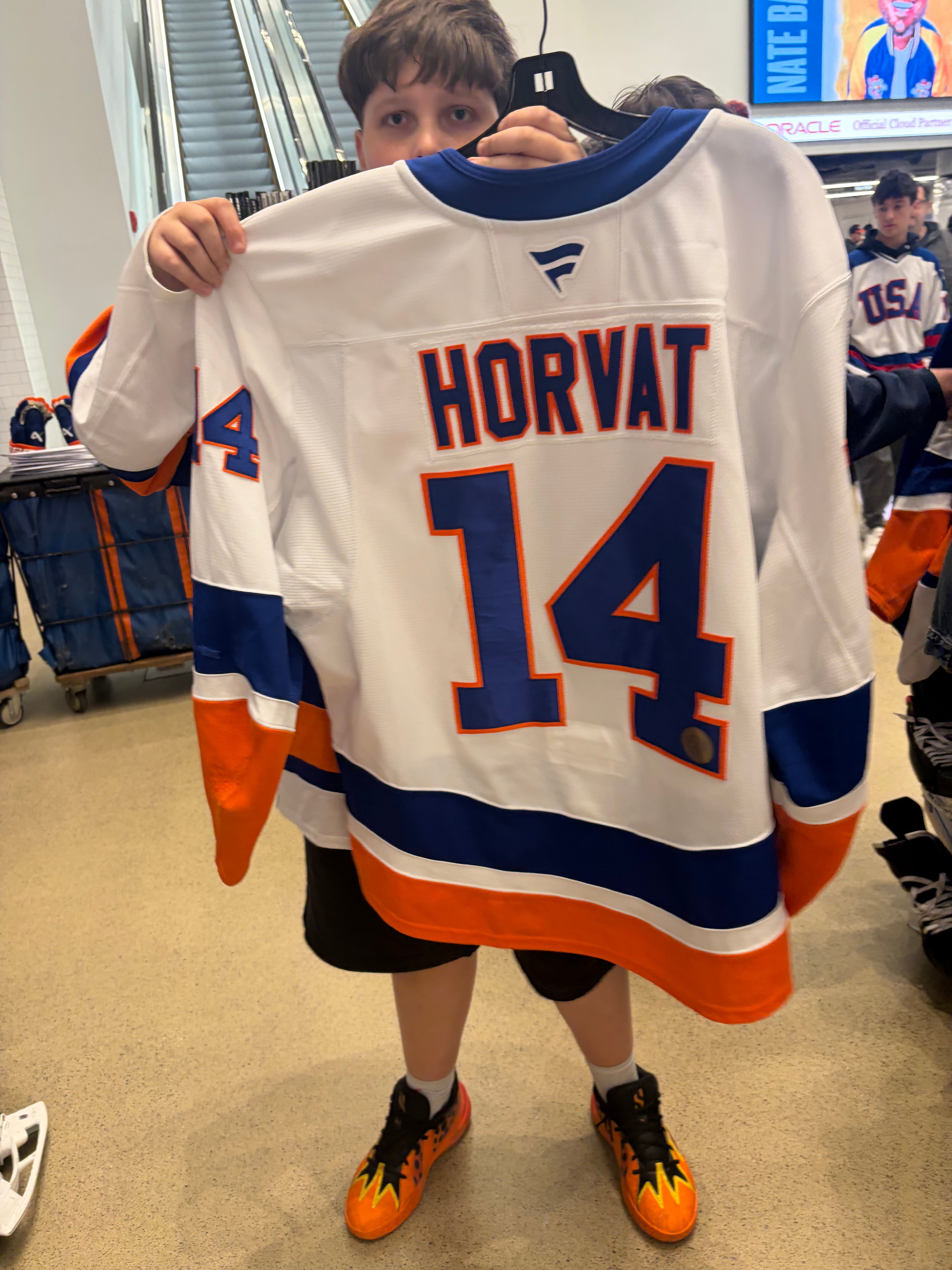 ISO bo Horvat game worn jersey