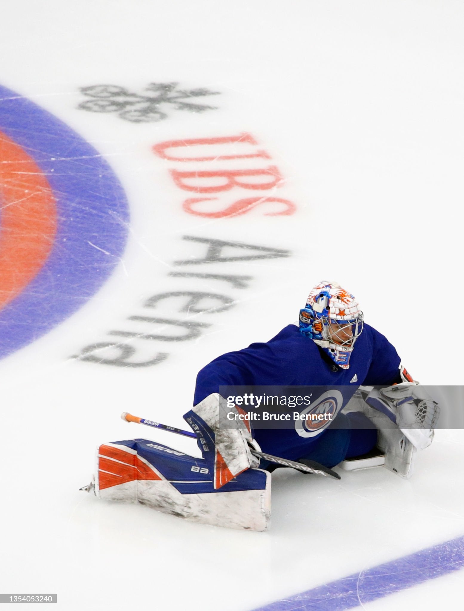 ISO Sorokin game worn pads preferably the set the picture shows