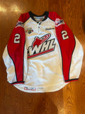 Ryan Pulock game worn CHL jersey signed with LOA