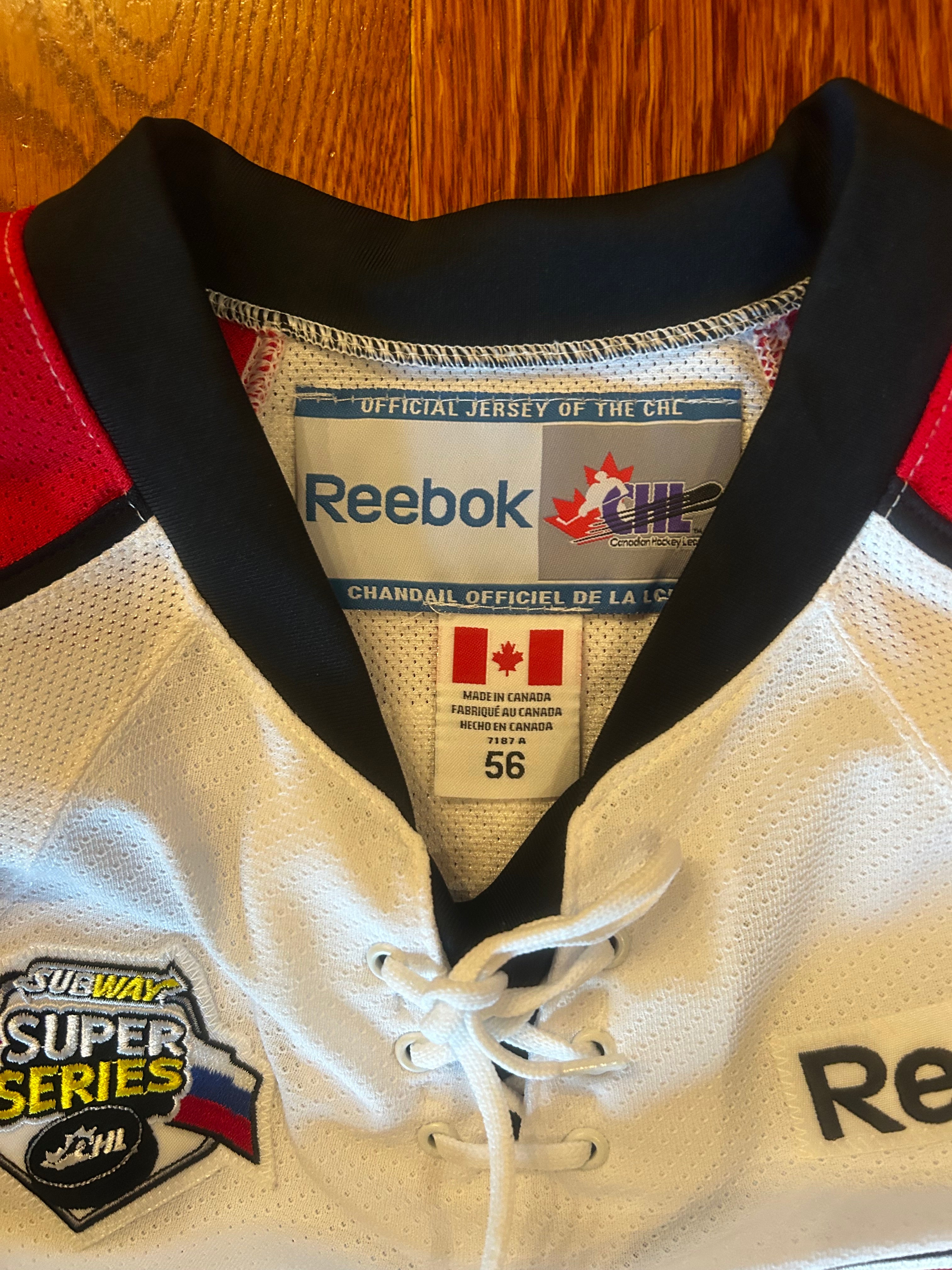Ryan Pulock game worn CHL jersey signed with LOA
