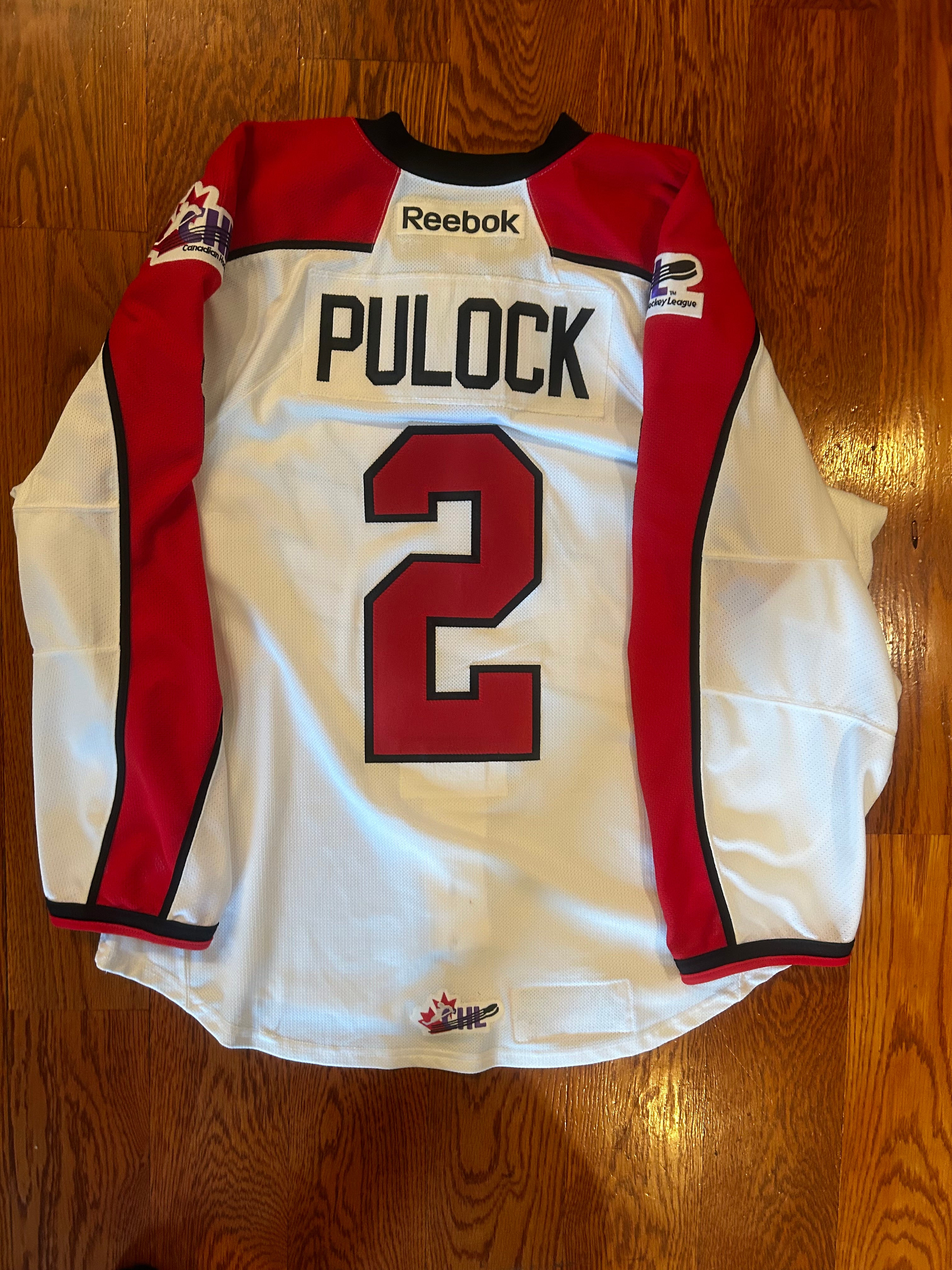 Ryan Pulock game worn CHL jersey signed with LOA