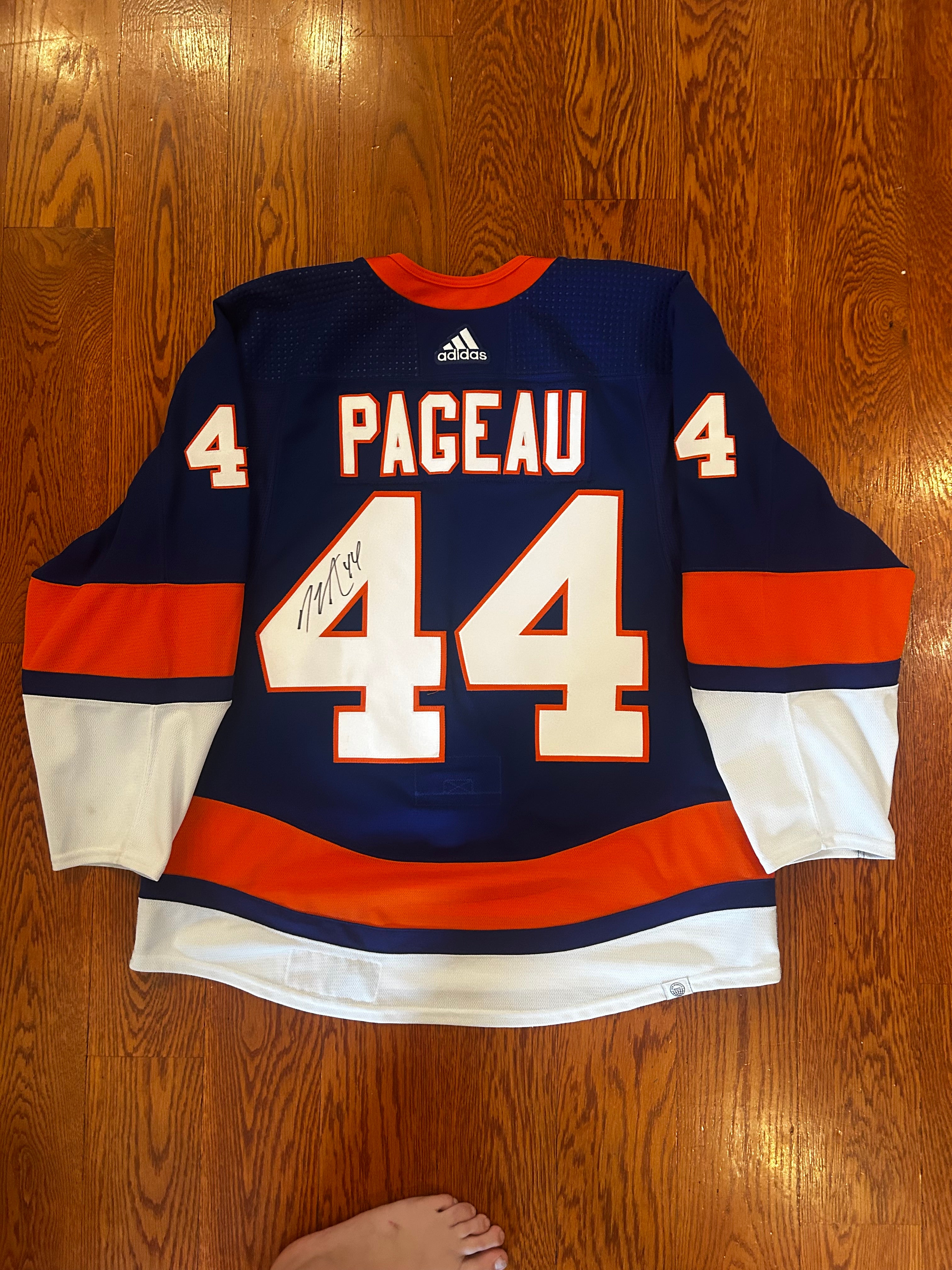 J G Pageau game worn jersey, signed, LOA