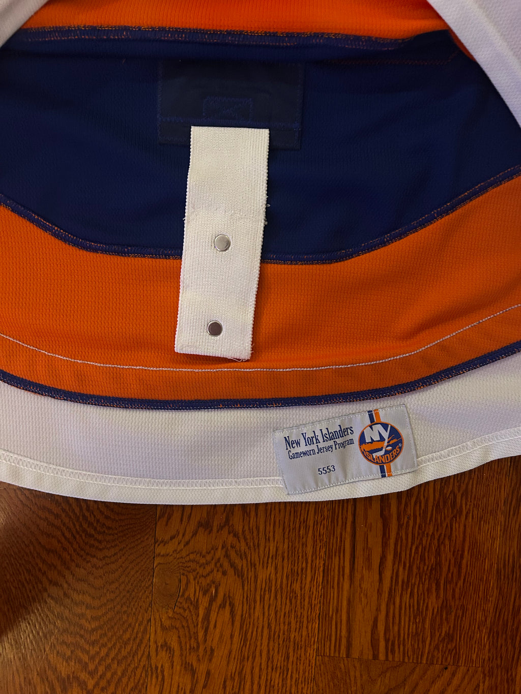 Ilya Sorokin game worn home jersey with LOA, signed and Photo matched📸