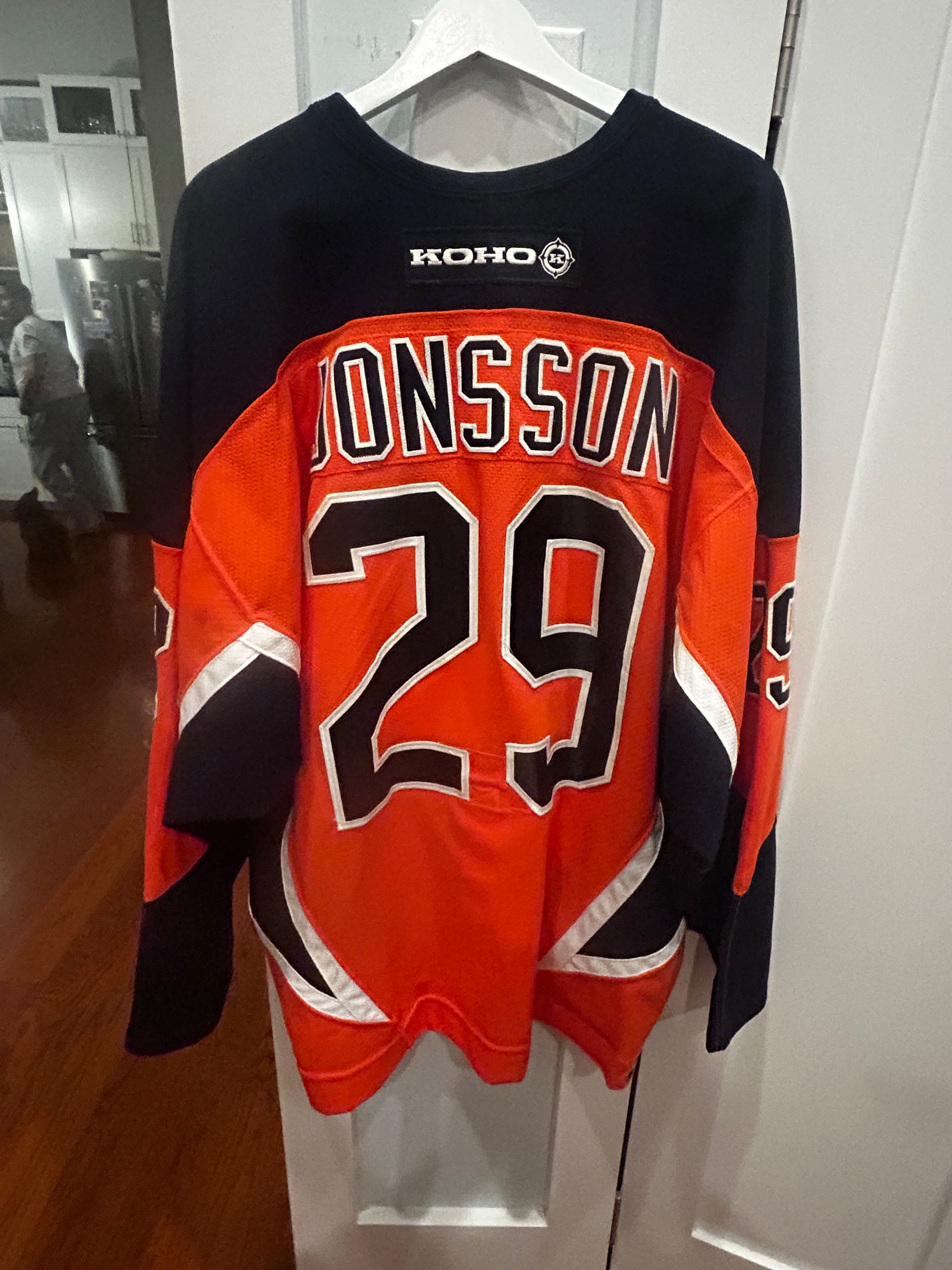 Kenny jonsson game worn jersey with LOA.