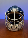 Glenn Healy game worn helmet authenticated and signed by the man and himself.