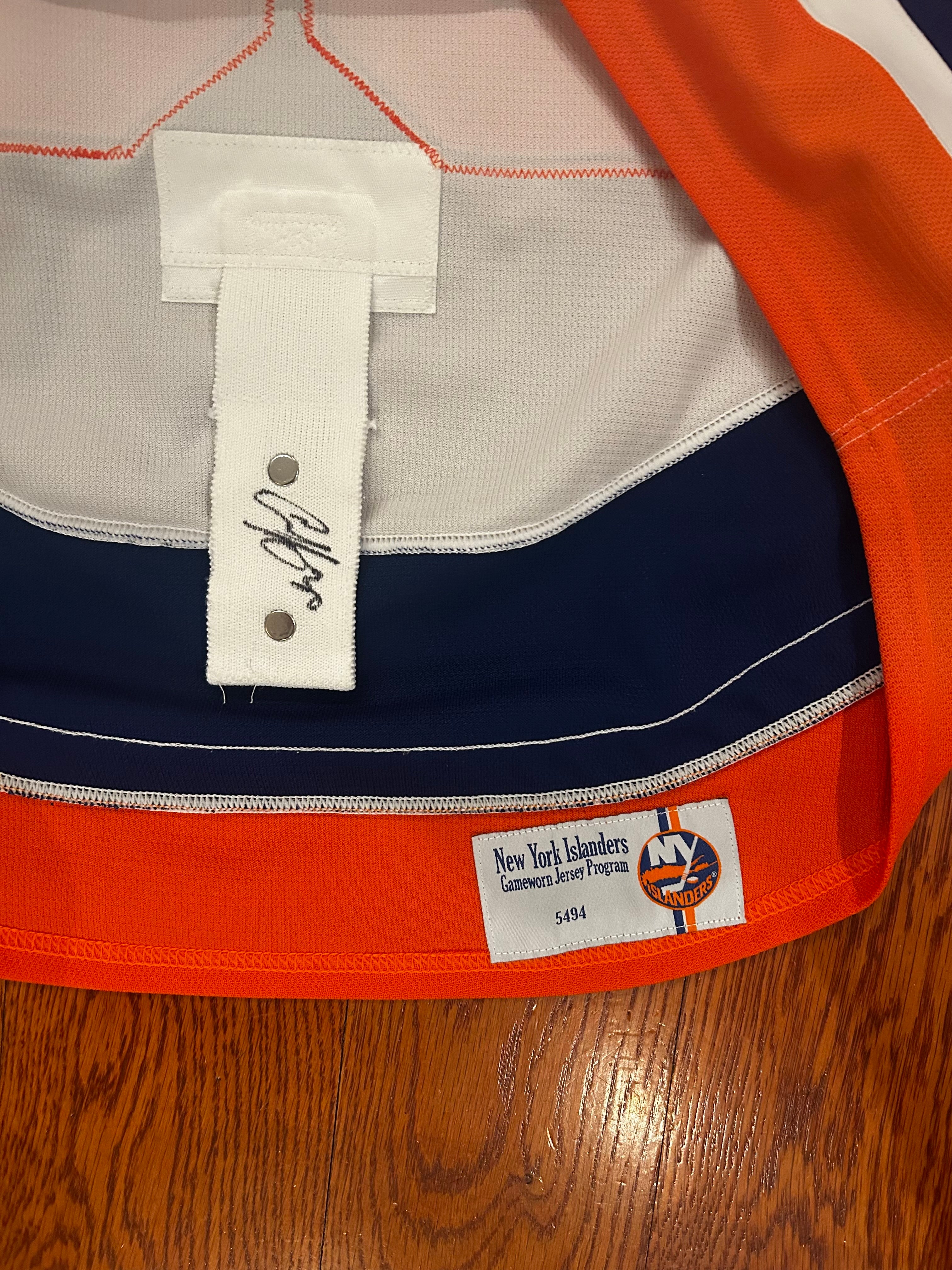 Ilya Sorokin game worn away jersey with LOA, signed and Photo matched📸