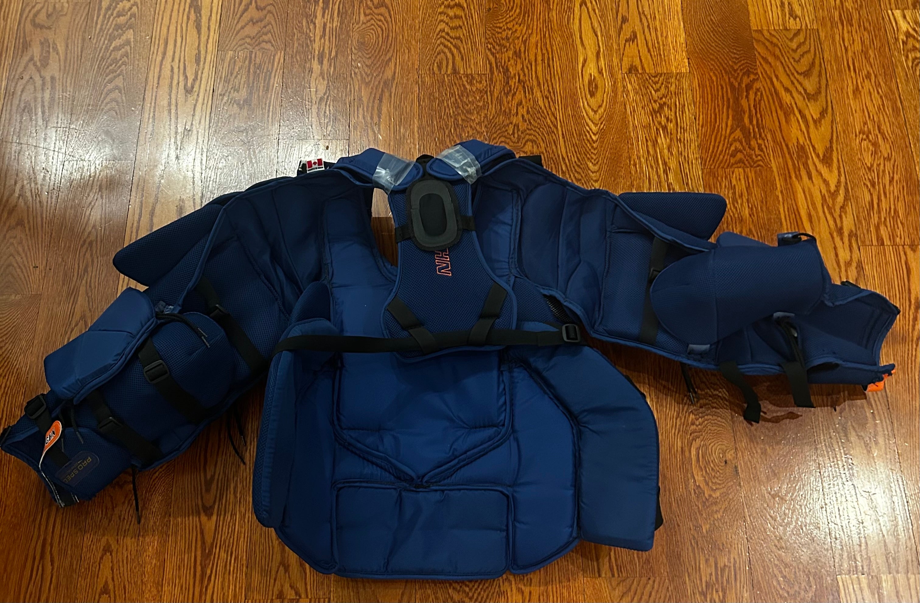 Ilya Sorokin game worn chest protector with LOA