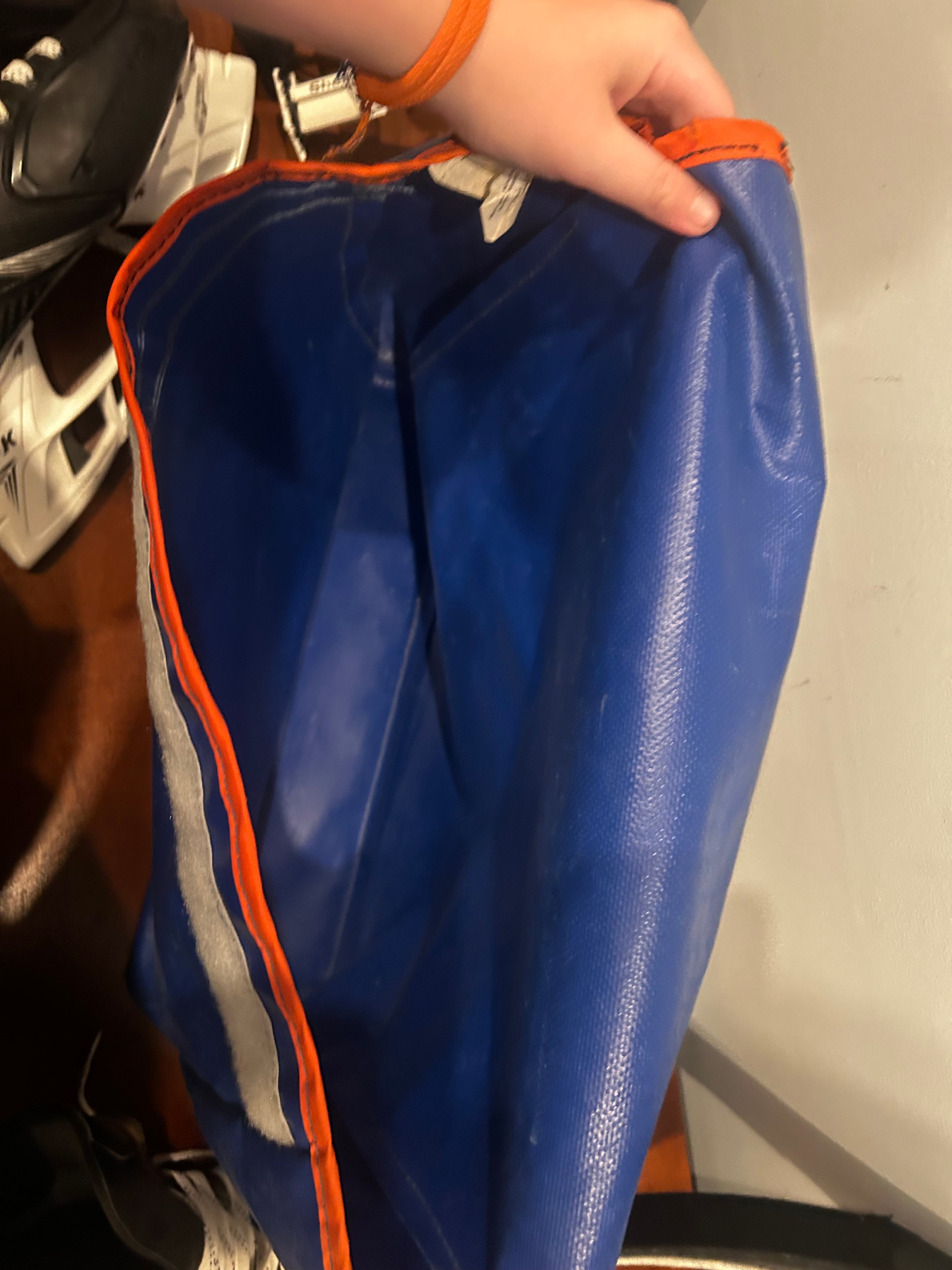 Zeno Chara, used skate bag with LOA and game worn skates