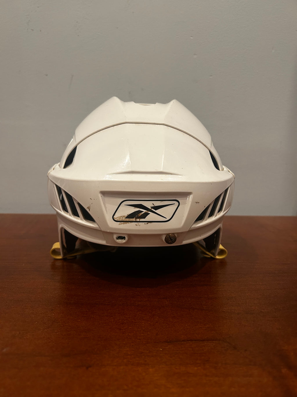 Kyle Okposo game used team USA helmet.