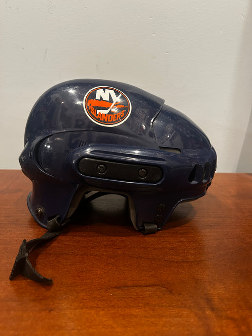 doug weight game worn helmet