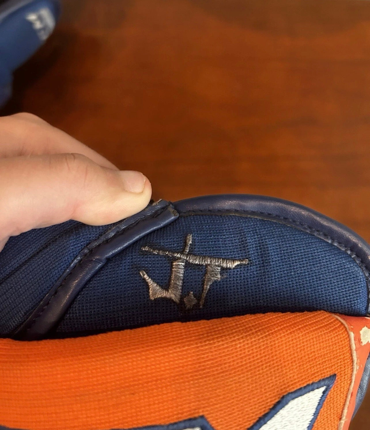 John Tavares game used gloves with hat-trick puck.