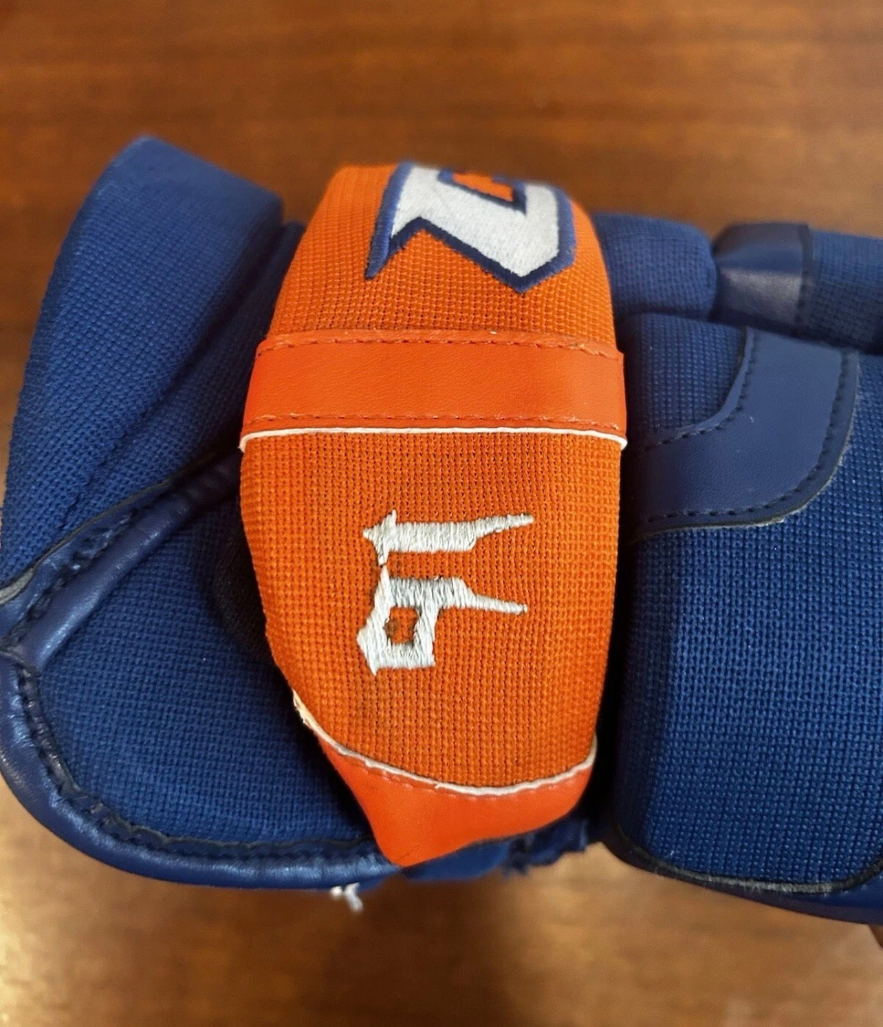 John Tavares game used gloves with hat-trick puck.