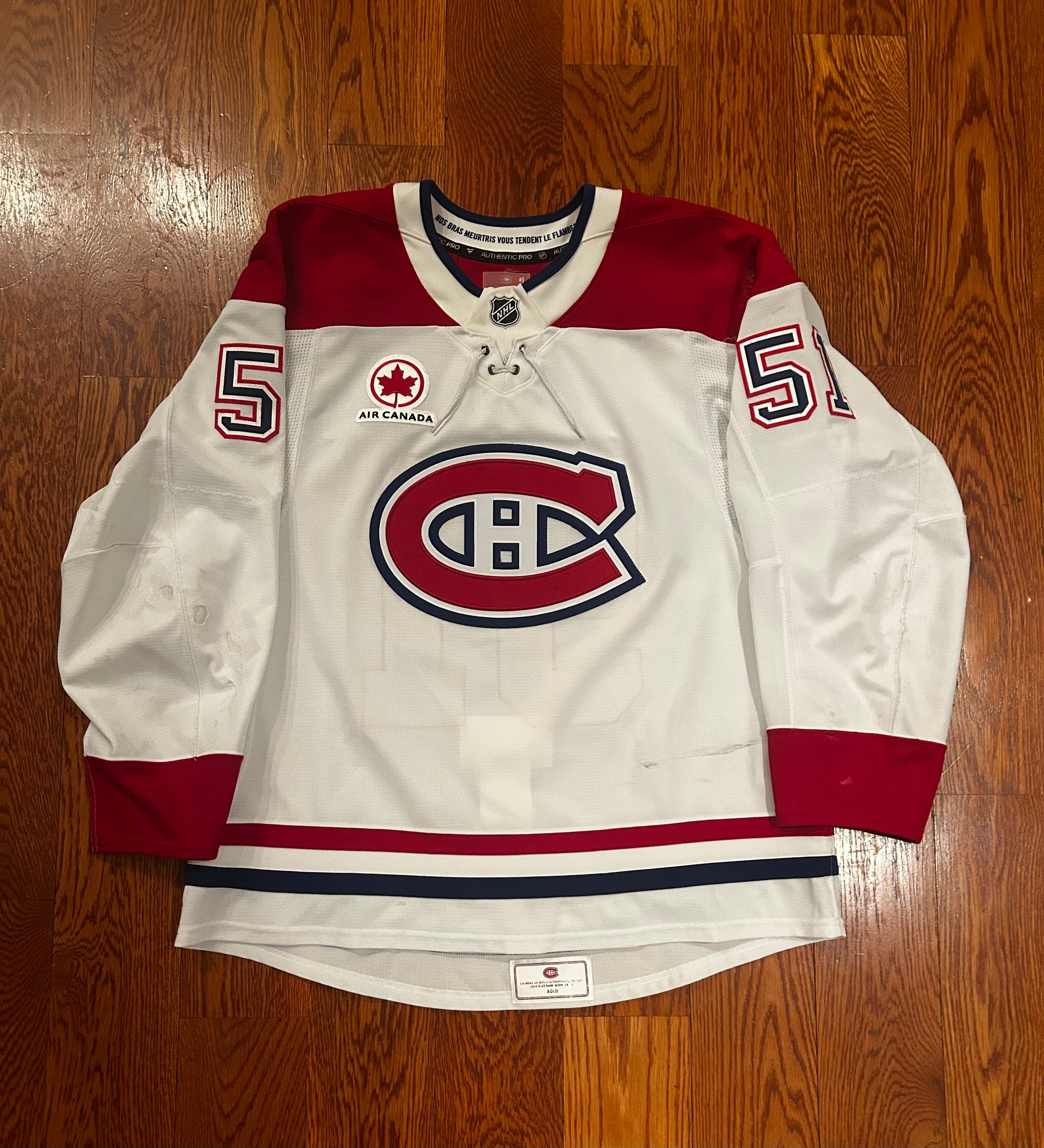 Emil Heineman game worn jersey signed photo matched📸 with LOA