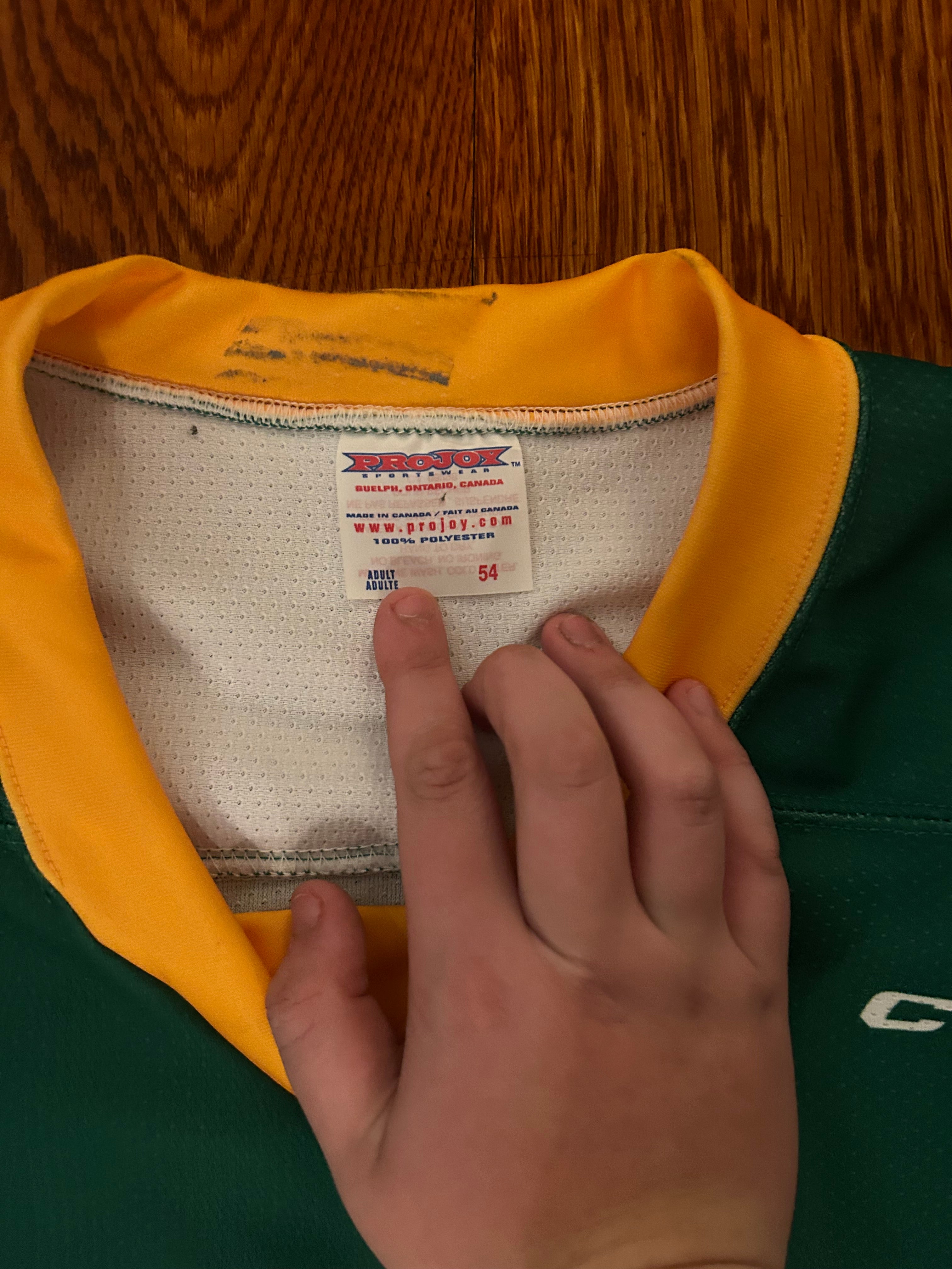 Isaiah George game worn jersey signed