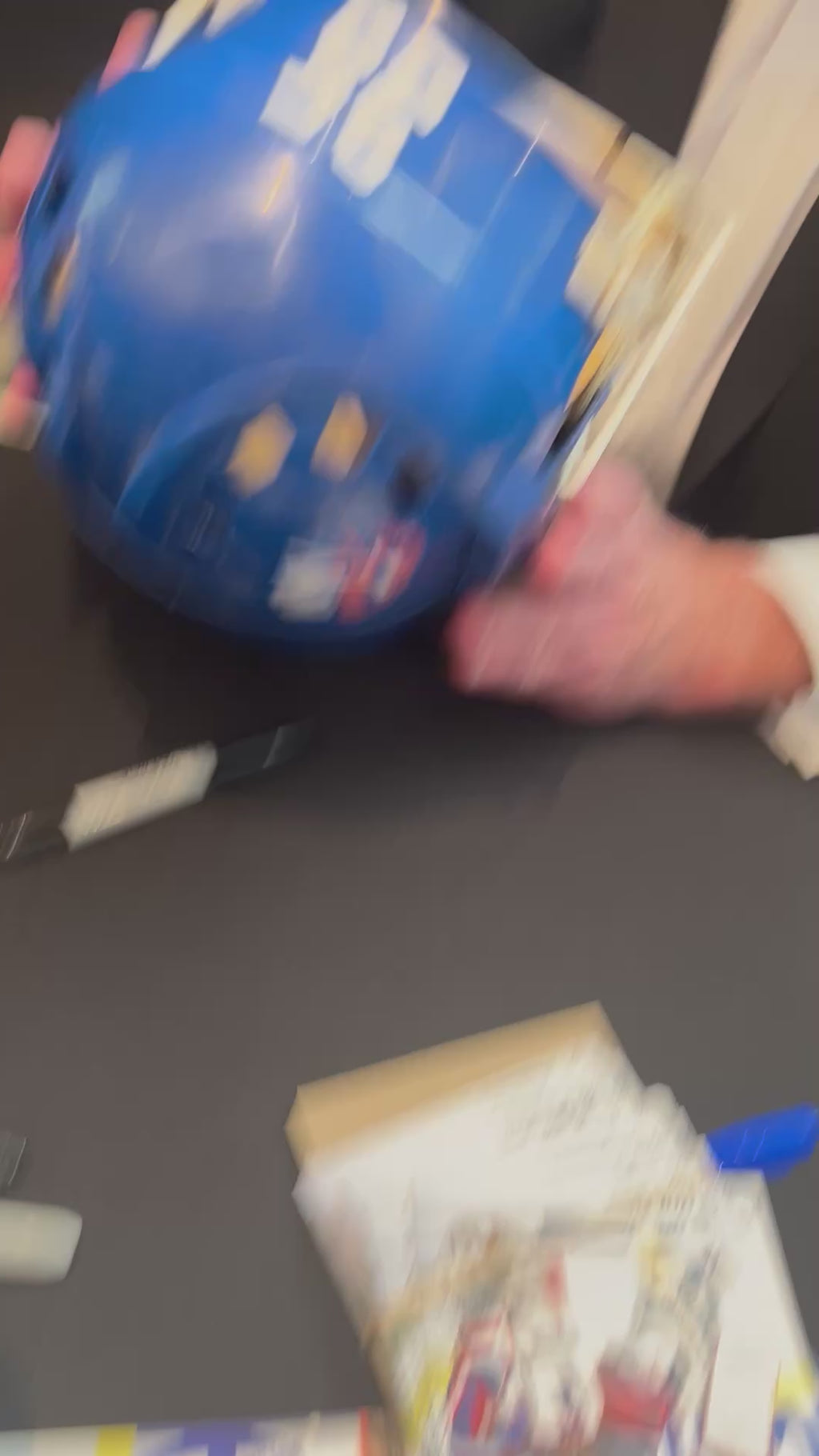 Glenn Healy game worn helmet authenticated and signed by the man and himself.